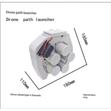 35mm 5-channel FPV Drone Path Launcher universal fit for FPV Drone and or for Dji M350, M30T with PSDK quick-release base 35mm 5-channel FPV Drone Path Launcher universal fit for FPV Drone and or for Dji M350, M30T with PSDK quick-release base