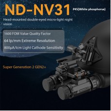 Night Vision NV31 Binocular Gen2 Low-Light Night Vision Device Super Second-Generation Helmet-Mounted Binocular Low-Light Night Vision Scope