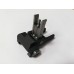 Black Universal Fit Aircraft Aluminum Folding up Front and Rear Backup lron Sight