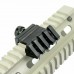 Black Aluminum Picatinny / Weaver 20mm 45-Degree Offset Rail Mount