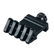 Black Aluminum Picatinny / Weaver 20mm 45-Degree Offset Rail Mount